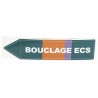 Etiqueta flexible adhesiva - Clausura ECS (X 10)