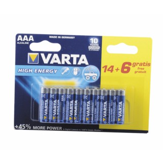 Pilas VARTA LR03 (X 20) - DIFF
