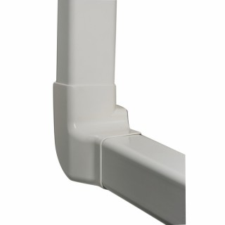 Angulo vertical izquierda 80x60 blanco crema 9001
