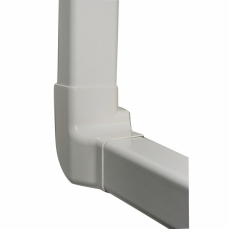 Angulo vertical izquierda 80x60 blanco crema 9001