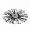 Cepillo plano de nylon alta temperatura Ø 100mm