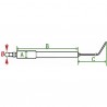 Electrodo específico Gas FG1 205  (X 2) - DIFF para Zaegel Held : A814567