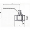 Válvula esférica MH tipo construcción 1/4" - DIFF