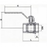 Válvula esférica MM tipo construcción 1 1/4" - DIFF