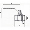 Válvula esférica MM tipo construcción 1 1/4"