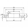 Brida con cuello 150 pn 10 - DIFF