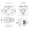 Reductor presión isobar multihilo de 1/2" a 3/4" - ITRON : ISOPLUSMG