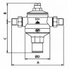 Reductor de presión con membrana Rinox HH3/4" - RBM : 510510