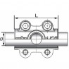 Abrazadera de reparación de derivación ANB F 42.4 (H3/4") - GEBO : 01.261.28.0402