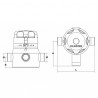 Mezclador termostático colectivo de cierre SE M3/4" - DIFF