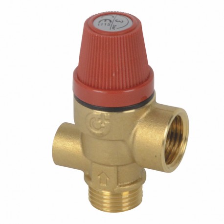 Válvula de seguridad H1/4" H1/2" M1/2" 3bars - DIFF