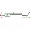 Electrodo específico UNIJET 2004 - DIFF para Unical : 03608K