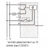 Termostato simple electrónico electrónico 25513 - HAGER : 25513