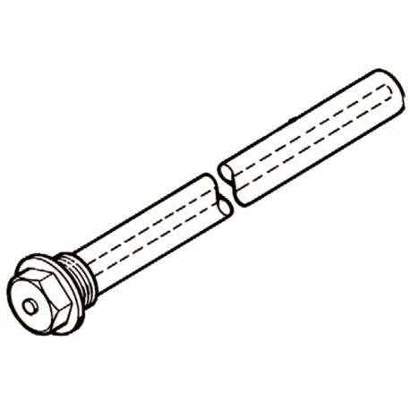 Ánodo 3/4"- Ø 22mm lg 300