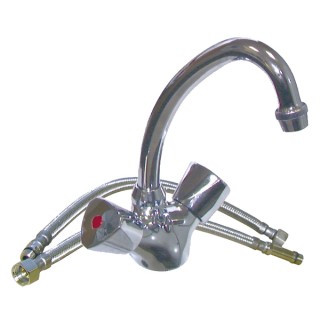 GRIFERÍA - Mezclador de lavabo con vaciador automático
