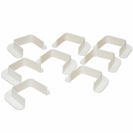 Paso de pared 60x80 blanco crema 9001 (X 8) - DIFF