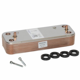 Intercambiador sanitario 14 placas - DIFF para De Dietrich Chappée : JJD005686680