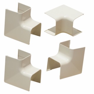 Ángulo interno 110x75 blanco puro 9010 (X 4) - DIFF
