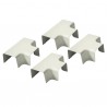 Te de derivación 60 x 80 blanco puro 9010 (X 4)