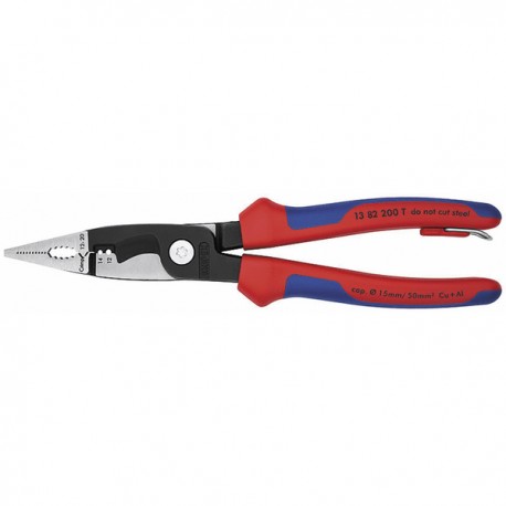 Alicate para instalaciones eléctricas - KNIPEX : 13 82 200 T