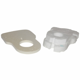 Kit de aislamiento de la puerta de hogar - DIFF para De Dietrich Chappée : 85755524