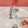 Tenaza para tuberías y racores - KNIPEX : 81 13 250