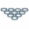 Junta ø 14,5x8,5x2 (X 10) - DIFF para De Dietrich Chappée : S62715