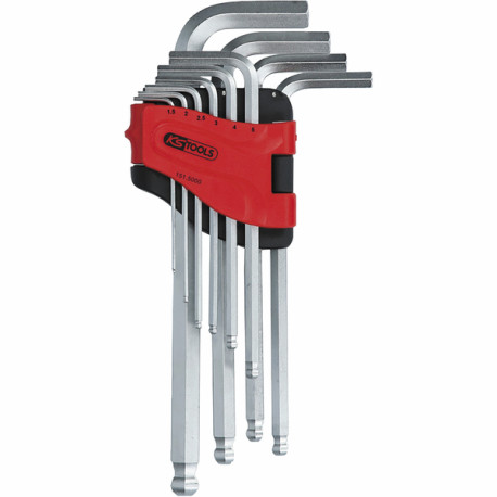 Llave 6 caras esférica (8 udes) (X 8) - KS TOOLS : 151.5000