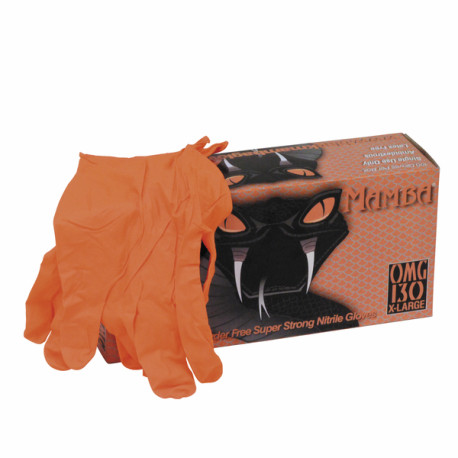 Guante Black Mamba Naranja L T8/9 (X 100) - BLACK MAMBA : BLACKMAMBA ORANGE TL