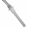Bujía de cerámica con brida 260 W 107 mm - DIFF